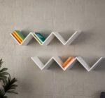High quality MDF wood wall shelves - OUBE-081