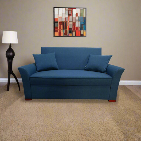 Manx 2-Seater Sofa Bed - Red Beech Wood - HST-065