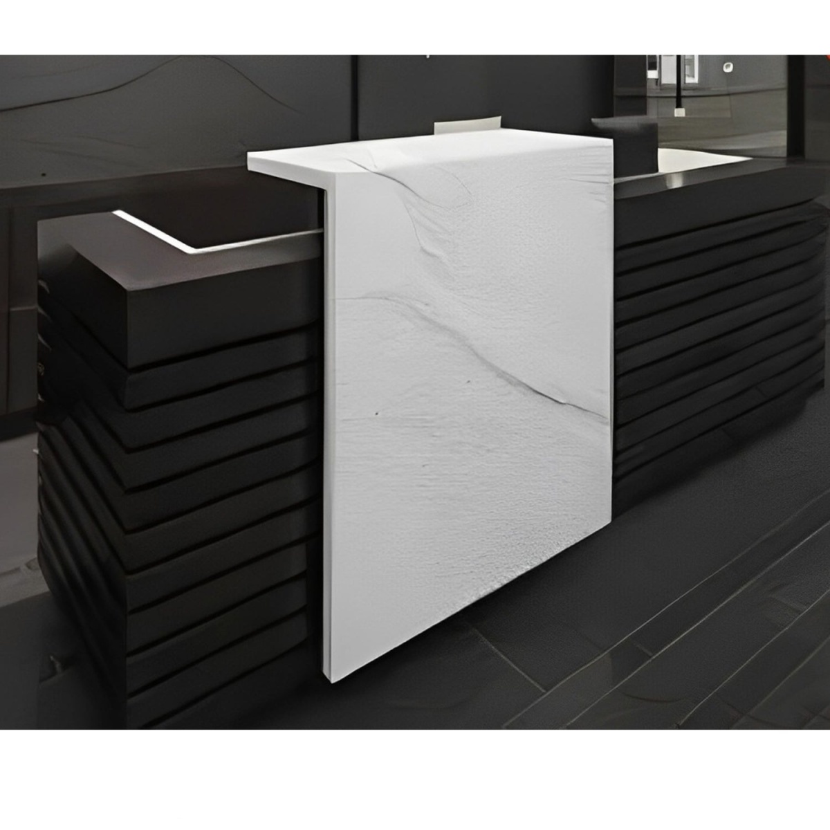 Reception desk - Reception Counter - Spanish MDF wood - CEM-115 - Image 1