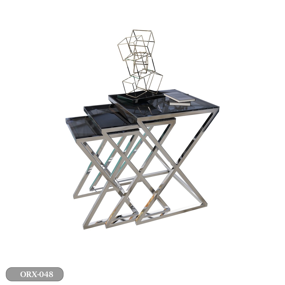Stainless Steel Side Table - ORX-048 - Image 2