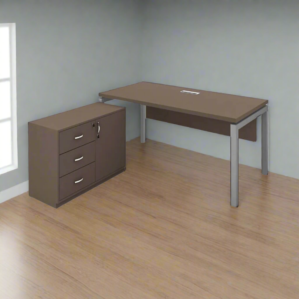 Spanish MDF Employee Desk - CEM-195 - Image 1
