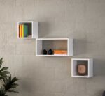 High quality MDF wood wall shelves - OUBE-071