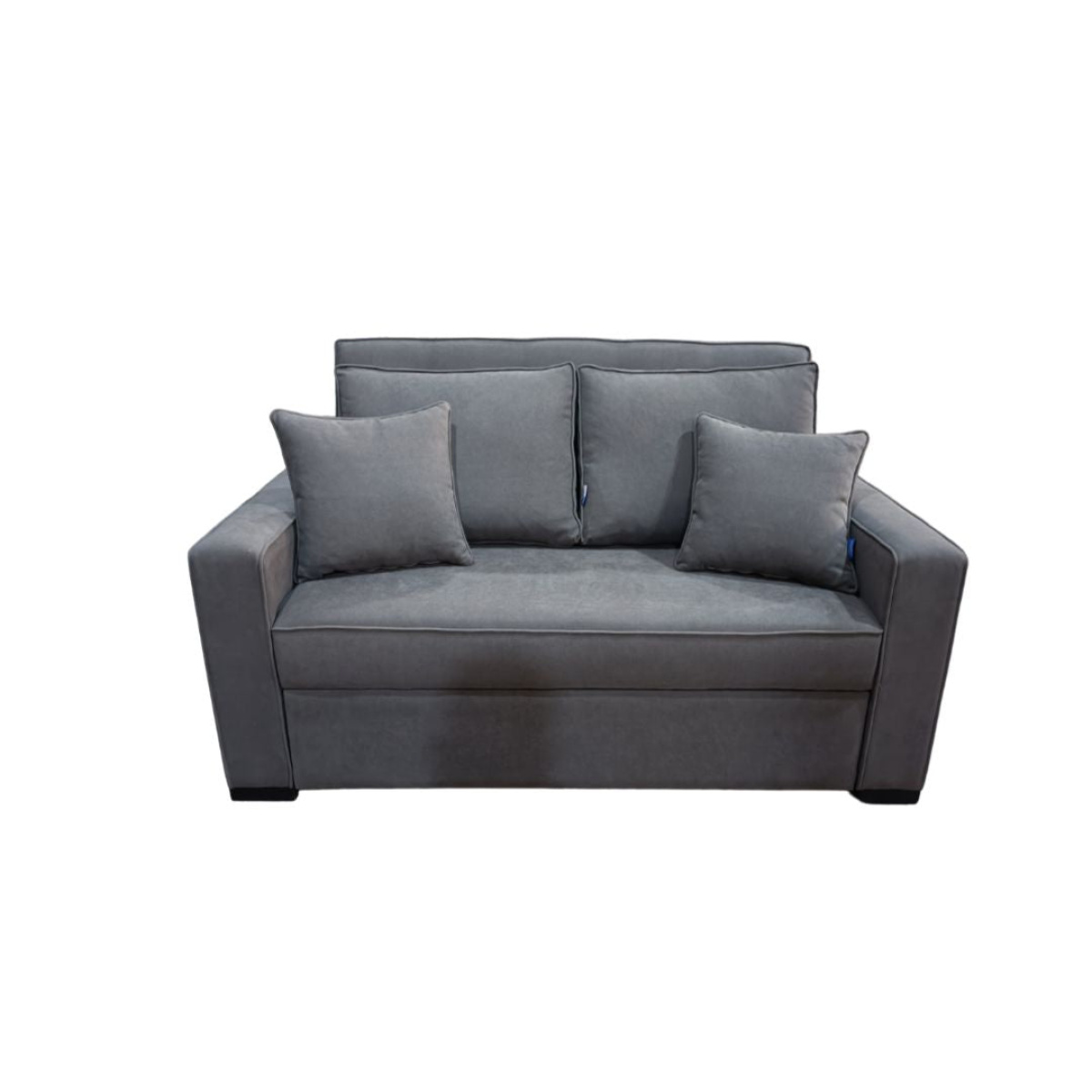 Manx 2-Seater Sofa Bed - Red Beech Wood - HST-083 - Image 2