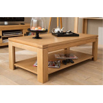 Natural wood coffee table - 120 * 60 - ELG-035