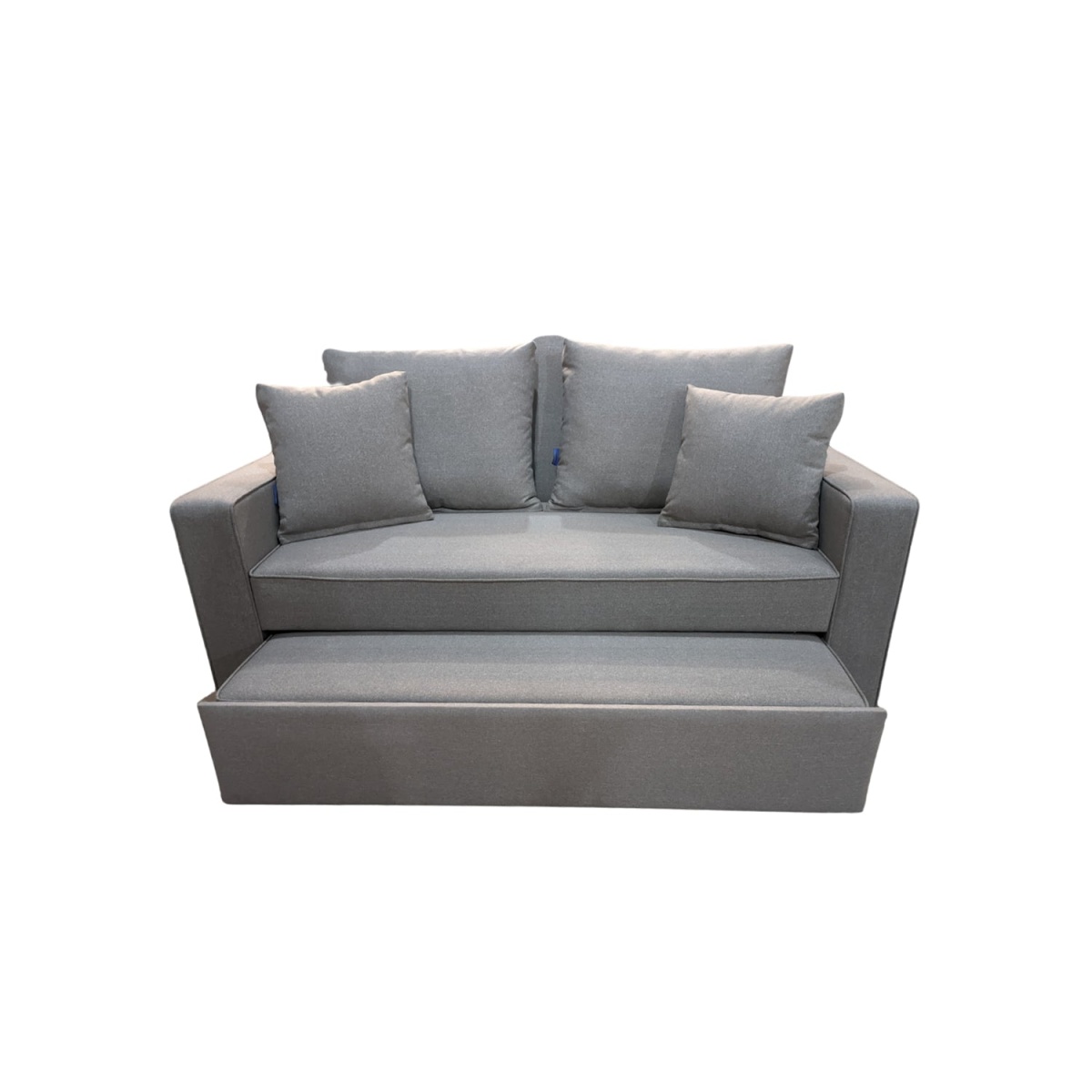 Manx 2-Seater Sofa Bed - Red Beech Wood - HST-069 - Image 2