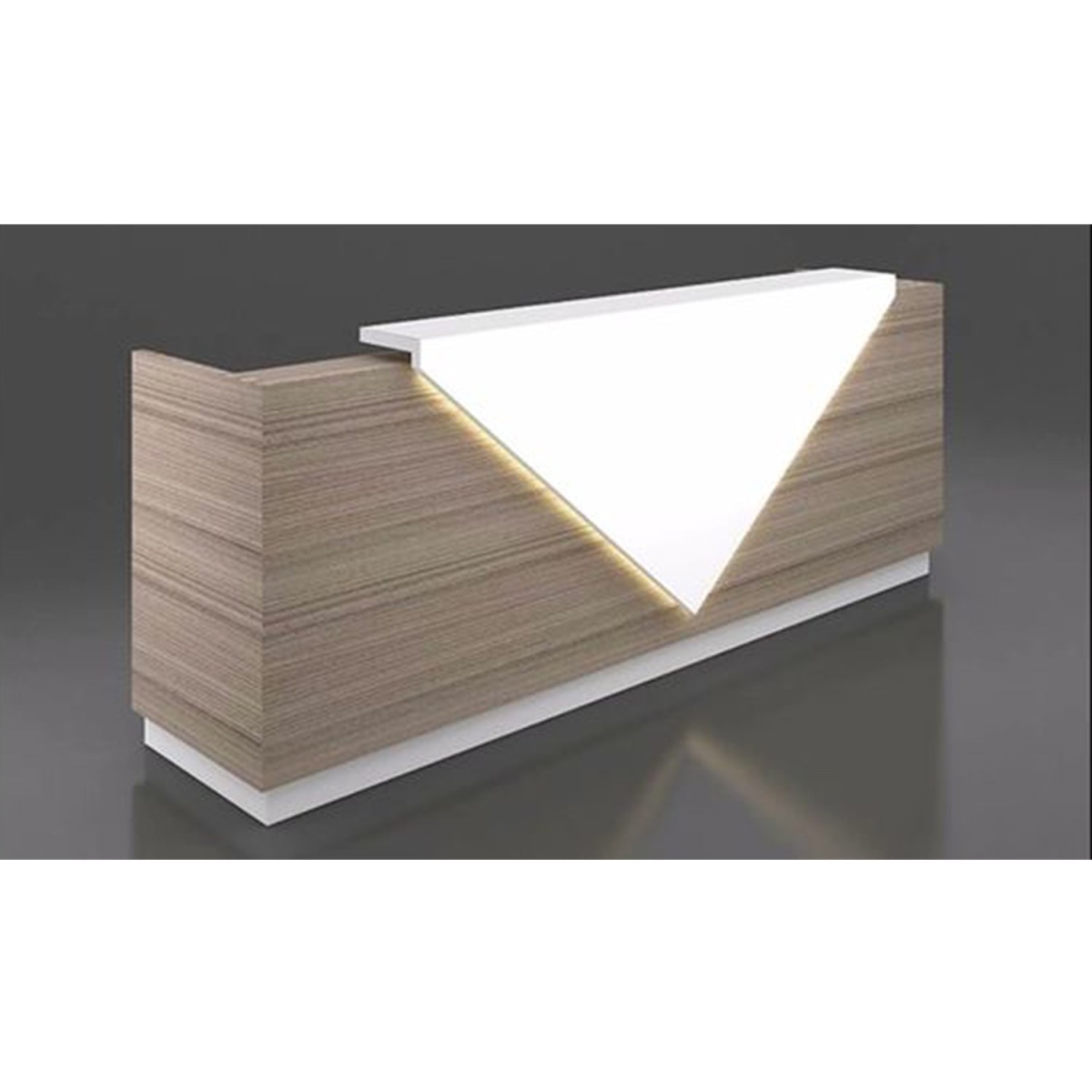 Reception desk - Reception Counter - Spanish MDF wood - CEM-120 - Image 1
