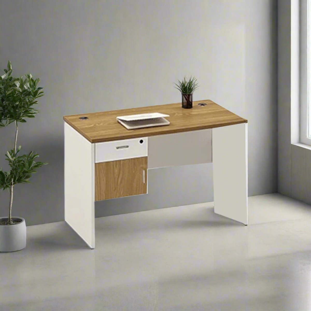Spanish MDF Employee Desk - CEM-194 - Image 1