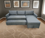 Manx sofa, 3 seater, bed and storage compartment - red beech wood - HST-032