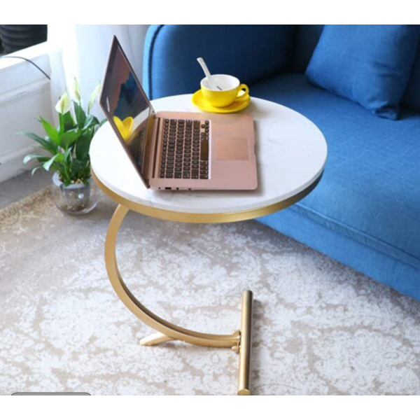 Side table made of MDF wood and metal - WAF-042