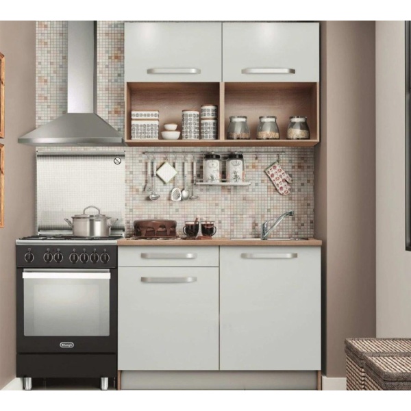 Complete kitchen with wood countertops with MDF layer - KYN-151