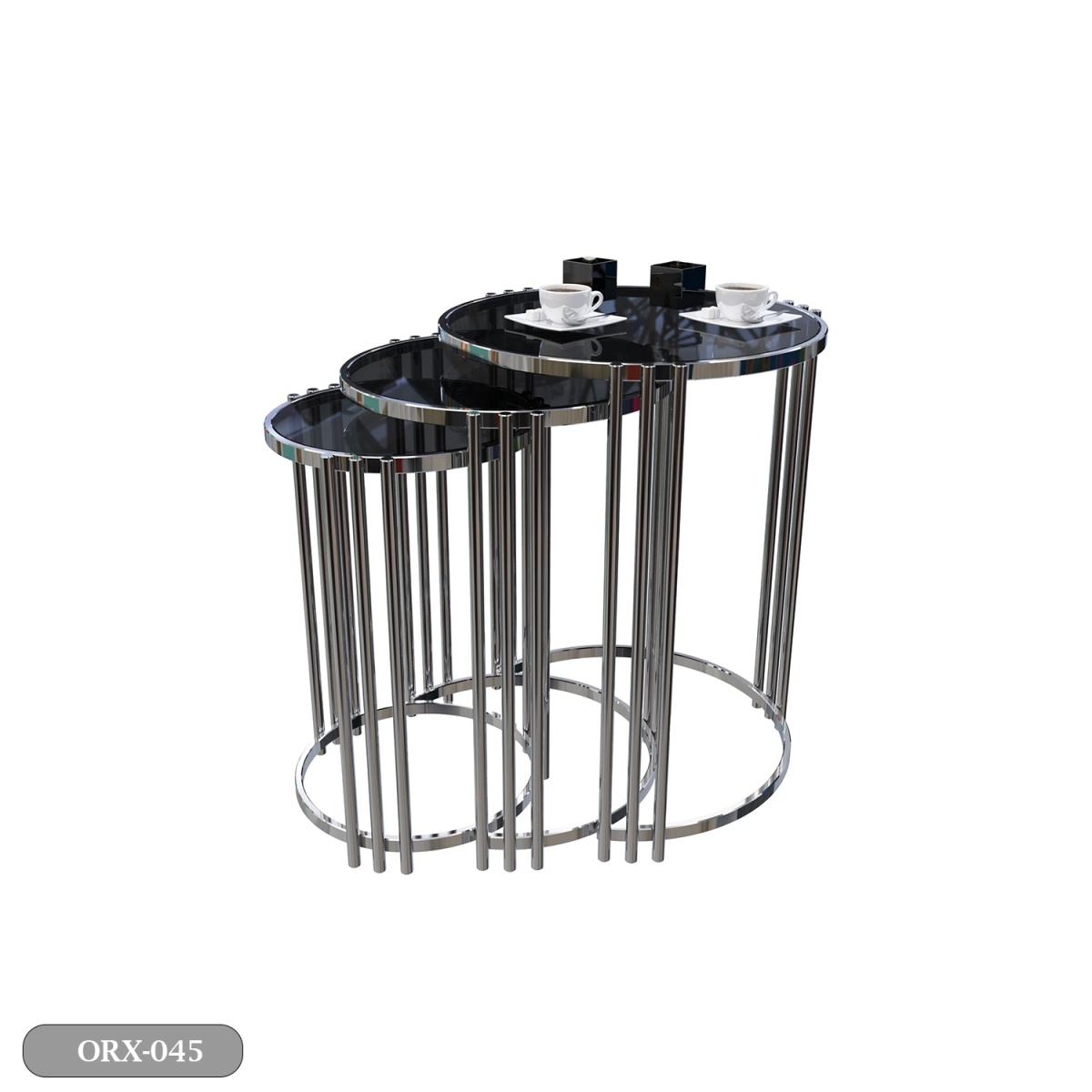 Stainless Steel Side Table - ORX-045 - Image 2