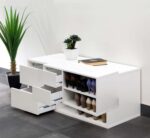 MDF wooden shoe cabinet 18 mm - MOD-028