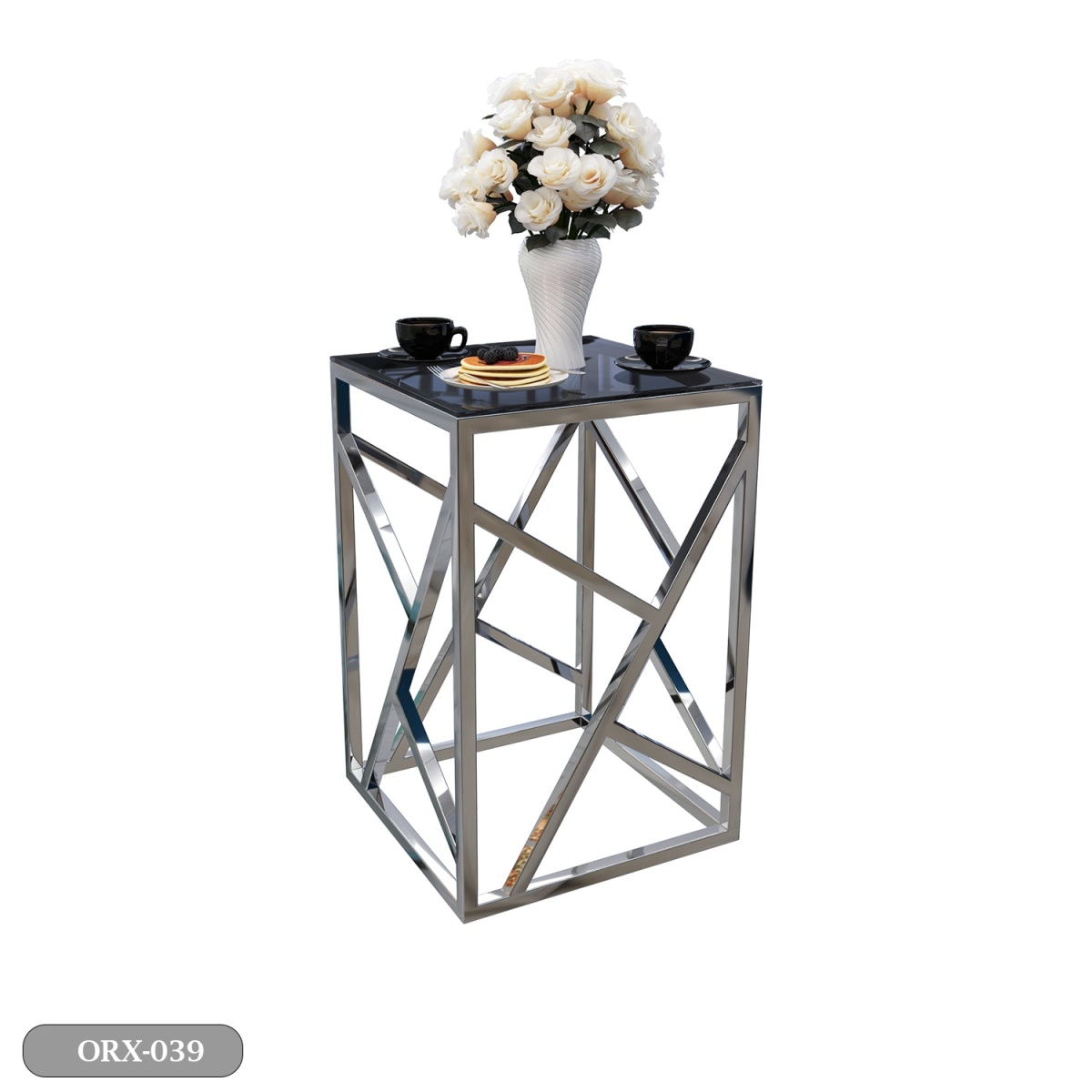 Stainless Steel Side Table - ORX-039 - Image 2