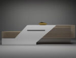 Reception desk - Reception Counter - Spanish MDF wood - CEM-064