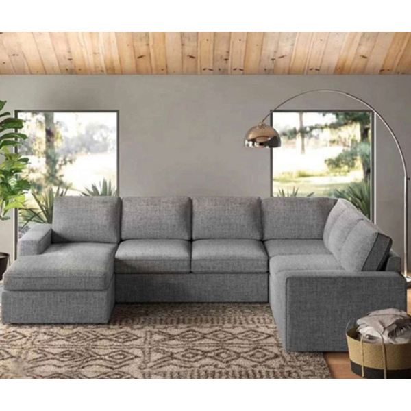 Beech wood corner with linen or velvet fabric - KYN-079
