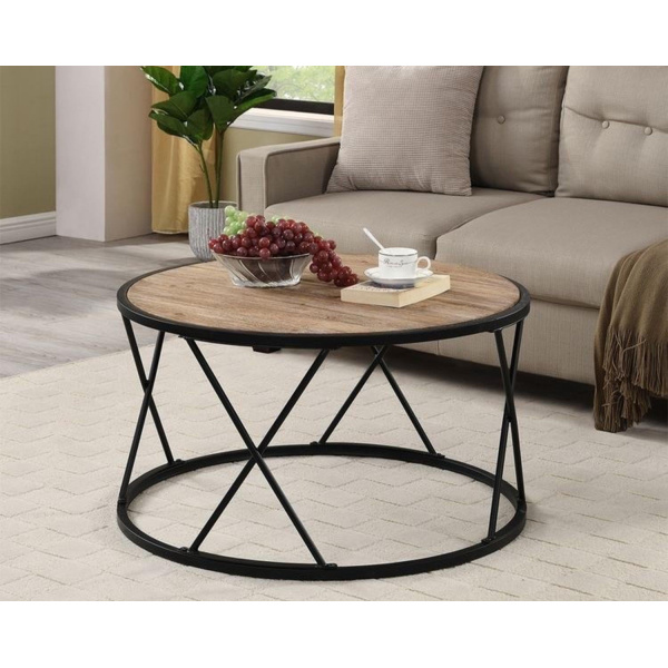 Coffee table barrel 80 * 45 MDF wood