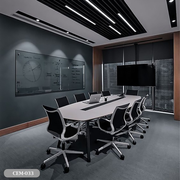 Meeting tab- 240x120 - Spanish MDF wood with metal chassis - CEM-033