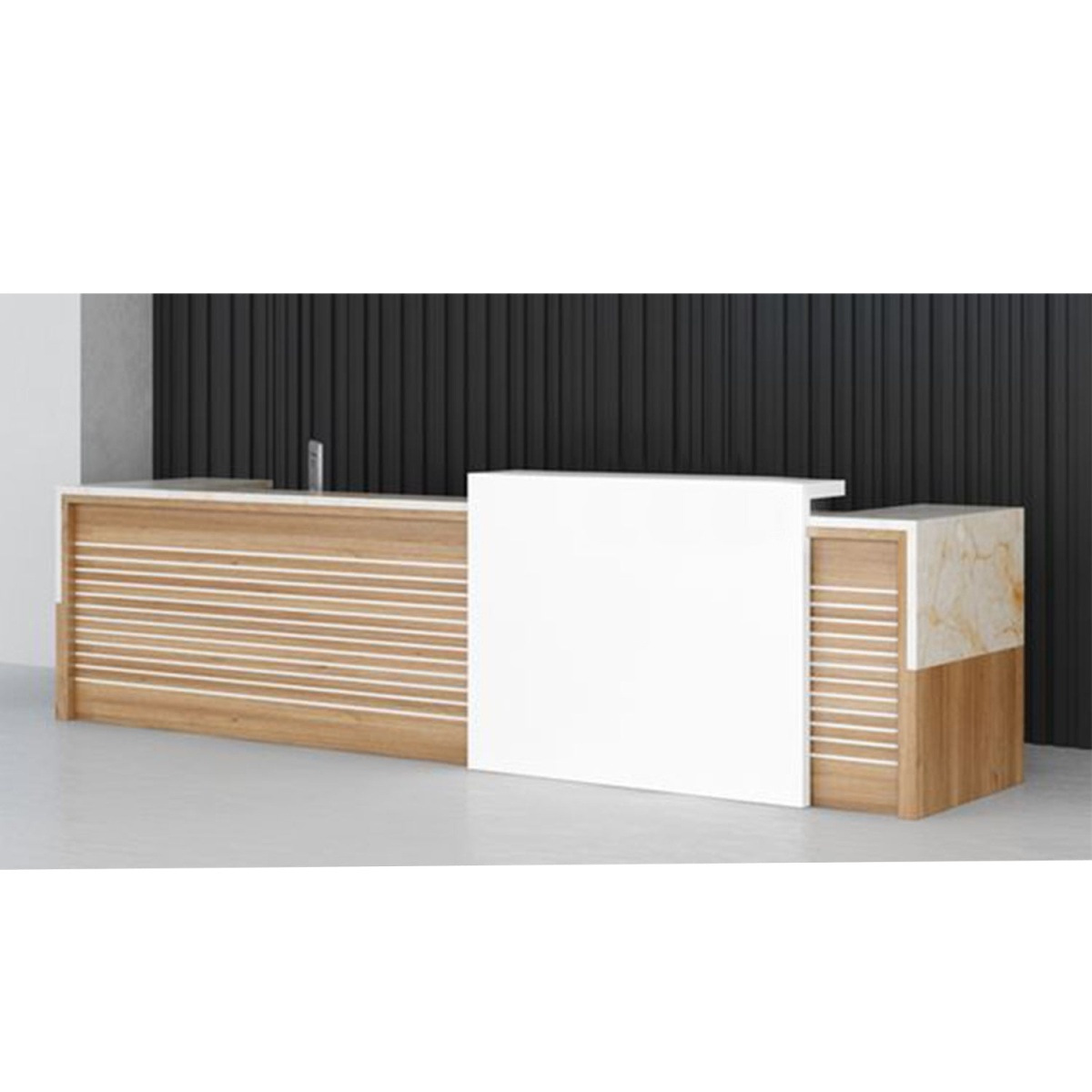 Meeting tab- 240x120 - Spanish MDF wood with metal chassis - CEM-063 - Image 1