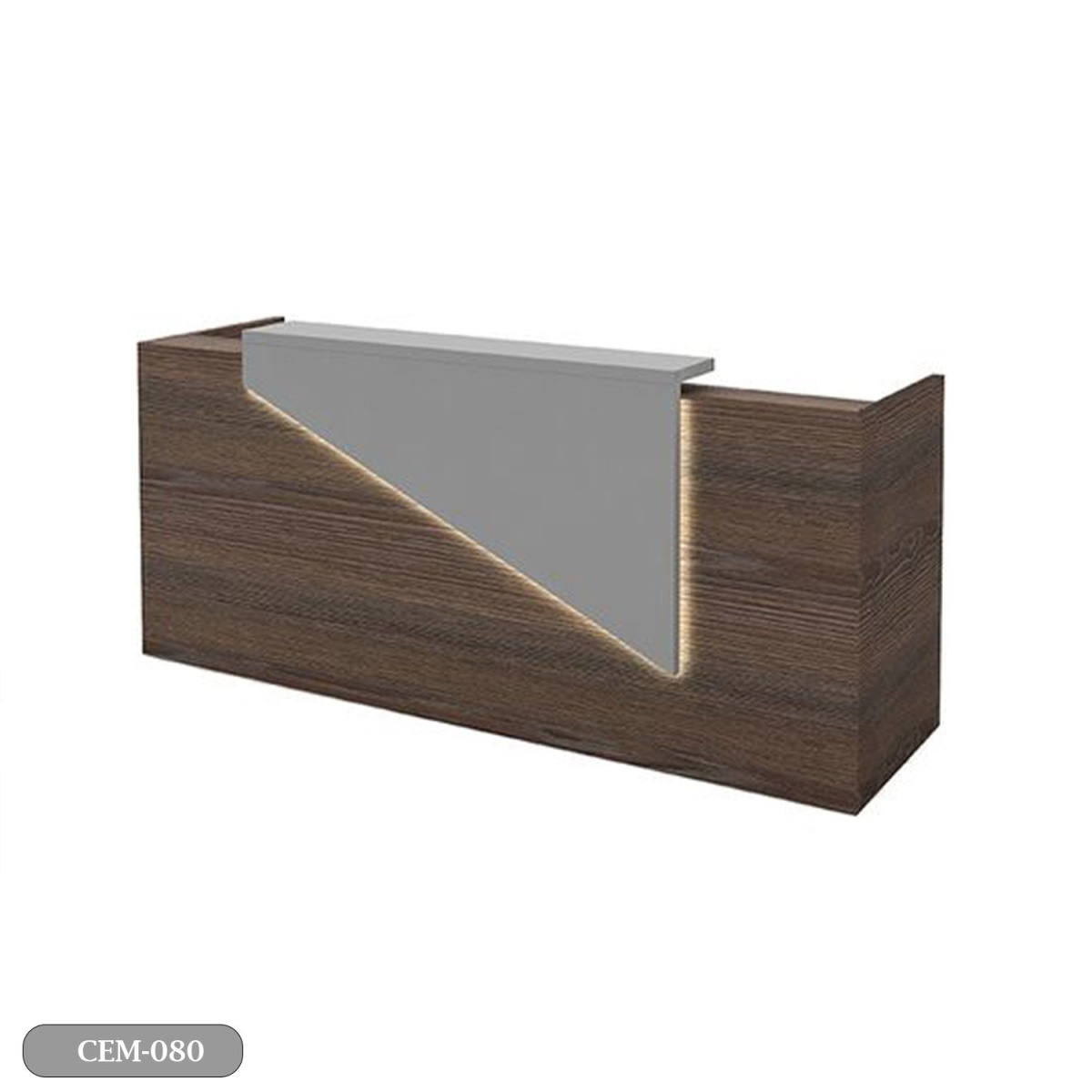 Reception desk - Reception Counter - Spanish MDF wood - CEM-080 - Image 2