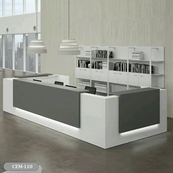 Reception desk - Reception Counter - Spanish MDF wood - CEM-110