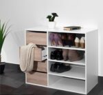 High quality MDF wooden shoe cabinet - OAL-007