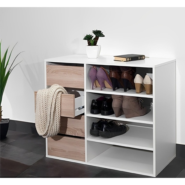 High quality MDF wooden shoe cabinet - OAL-007