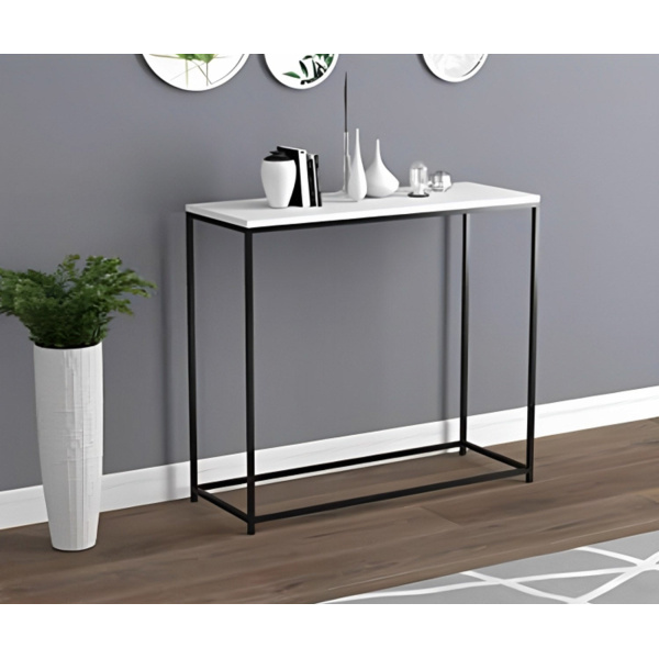 Iron and Melamine wood console - MTC-055