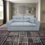 Modern mobile fixed sofa - red beech wood - HST-121