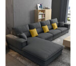 Beech wood corner with linen or velvet fabric - KYN-027