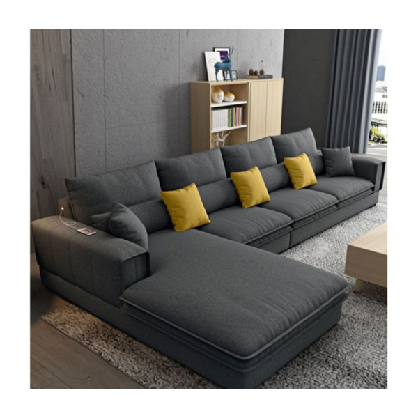 Beech wood corner with linen or velvet fabric - KYN-027