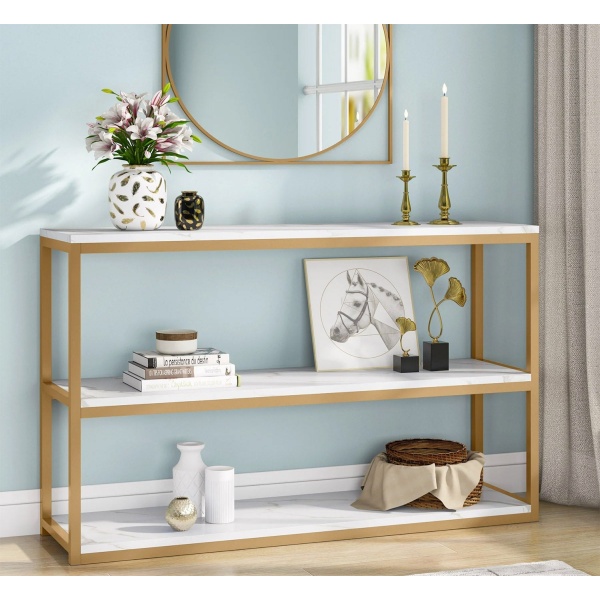 Electrostatic painted metal console - MTC-124