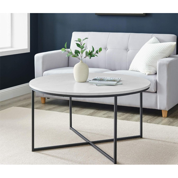 MDF and metal coffee table - WAF-027