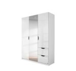 MDF wood wardrobe with melamine layer - KYN-111