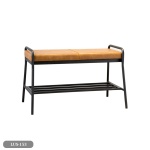 Metal and leather shoe cabinet - LUS-153 - Image 2