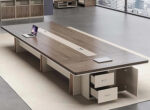 Meeting tab- 240x120 - Spanish MDF wood with metal chassis - CEM-062