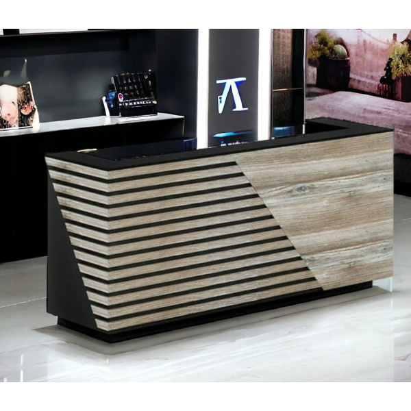 Reception desk - Reception Counter - Spanish MDF wood - CEM-091