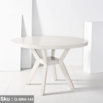 Wooden dining table - O-SRH-141 - Image 4