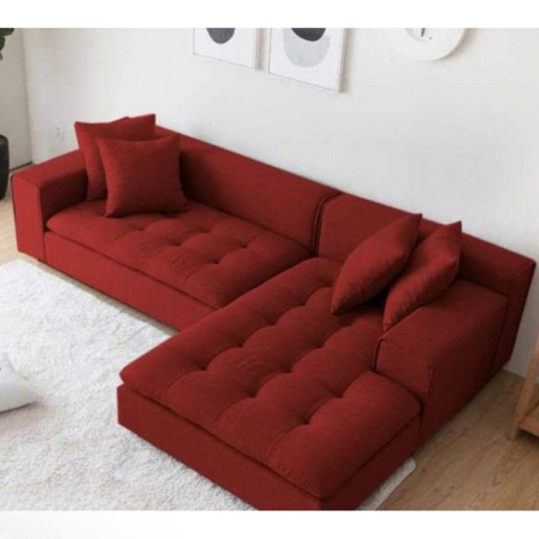 Beech wood corner with linen or velvet fabric - KYN-070