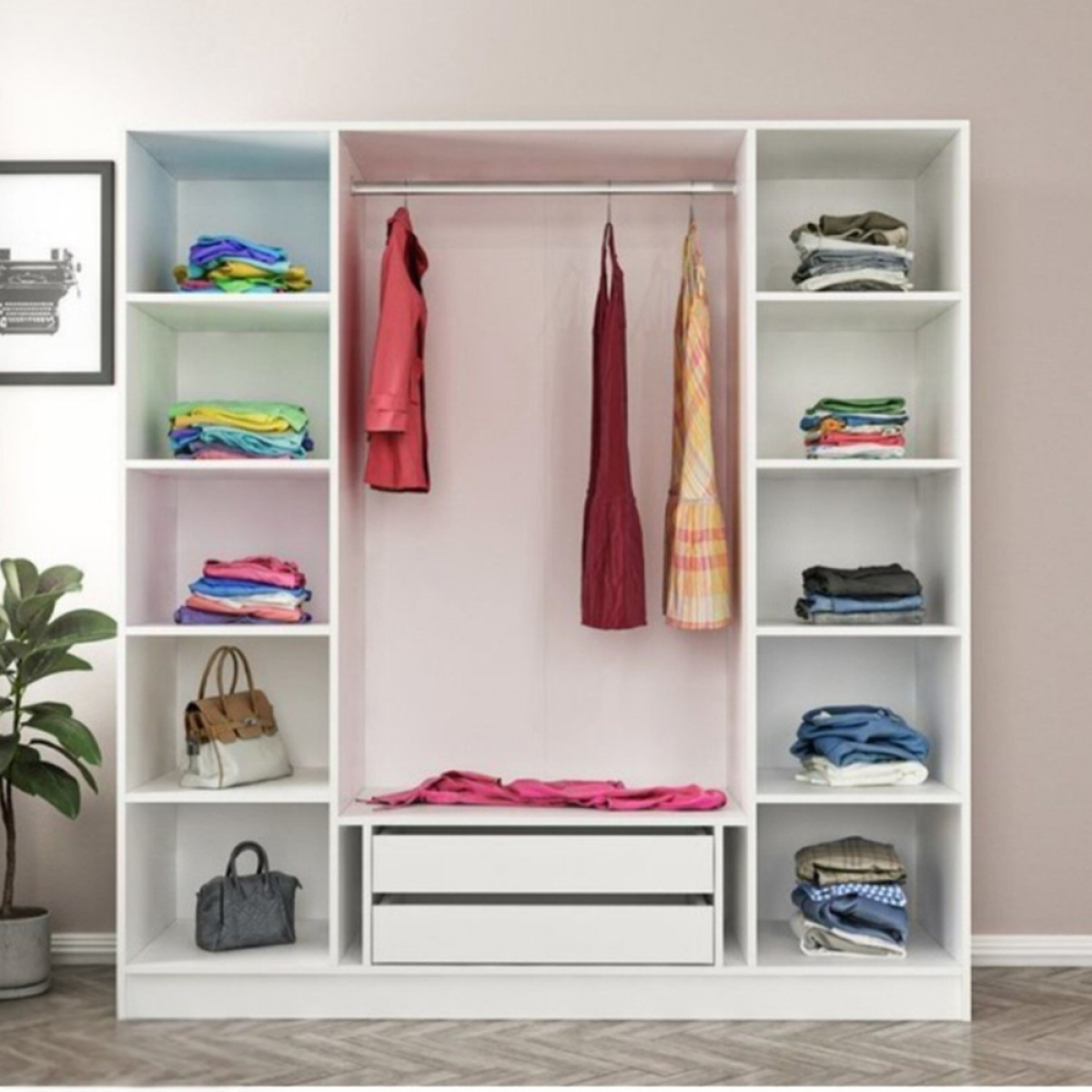 MDF Wood Cabinet - KYN-068 - Image 1