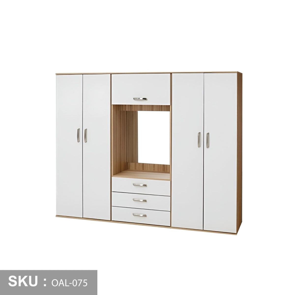 High quality MDF wood wardrobe - OAL-075 - Image 2