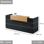 High quality MDF wood reception desk - HFS-086 - Image 3