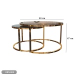 Stainless Steel Coffee Table - ORX-008 - Image 3