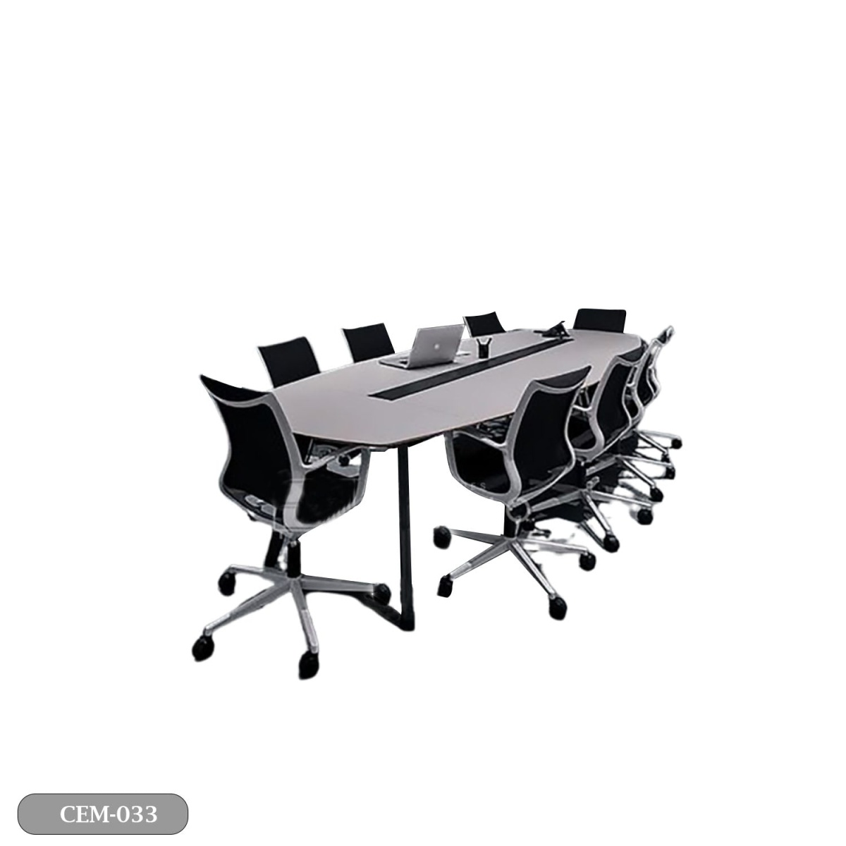 Meeting tab- 240x120 - Spanish MDF wood with metal chassis - CEM-033 - Image 2