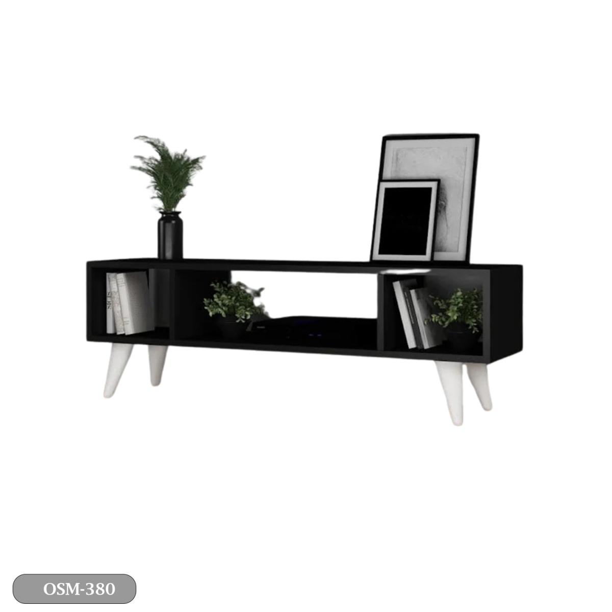 TV table - high quality MDF wood with HPL layer - OSM-380 - Image 2