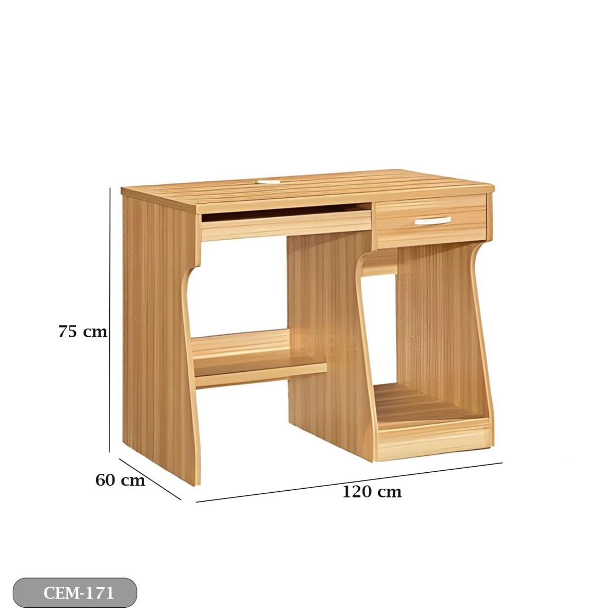 Spanish MDF Employee Desk - CEM-171 - Image 3
