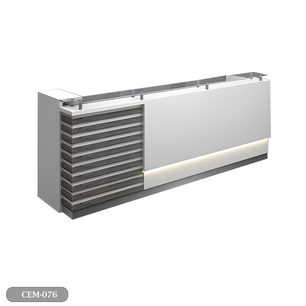 Reception desk - Reception Counter - Spanish MDF wood - CEM-076 - Image 2