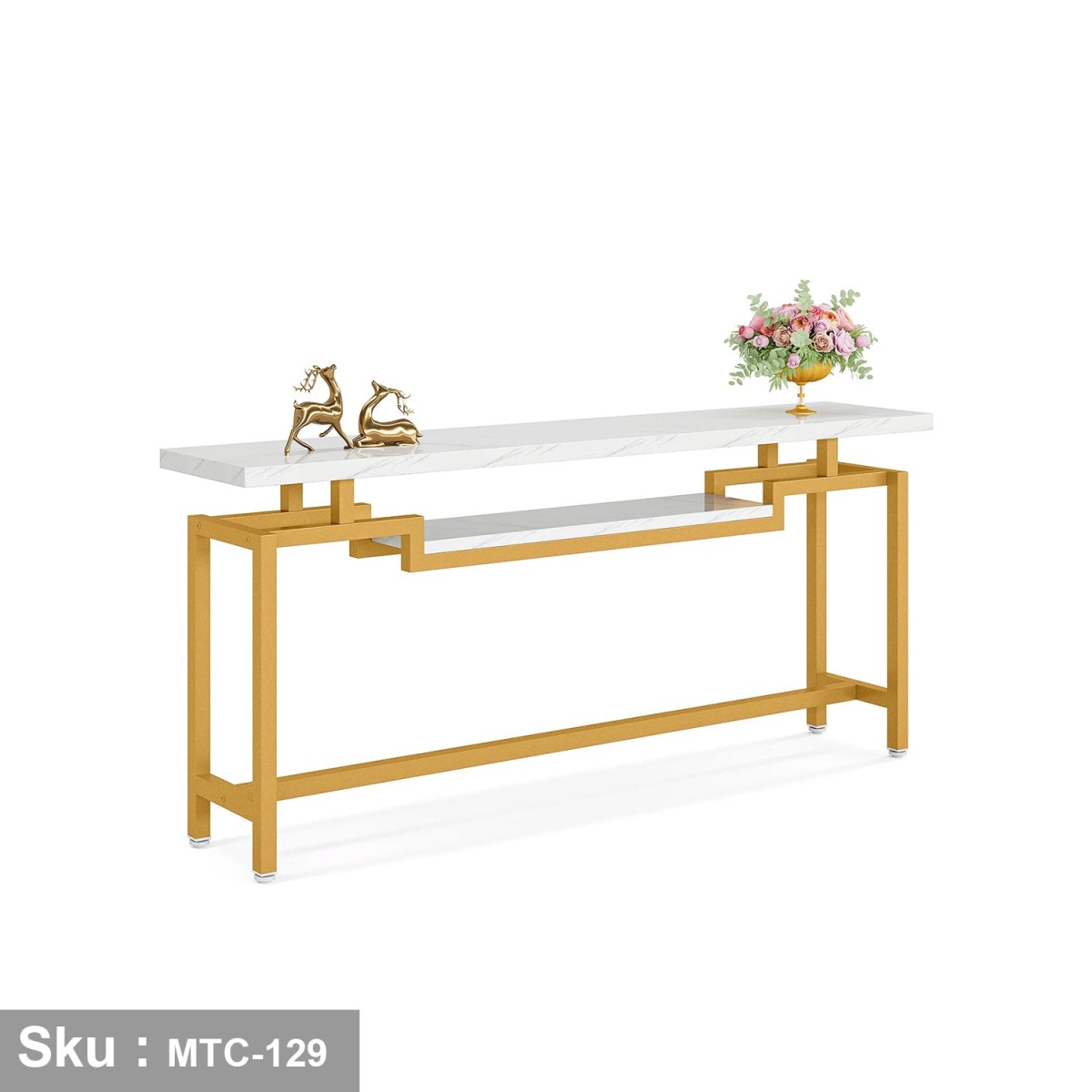 Electrostatic painted metal console - MTC-129 - Image 2