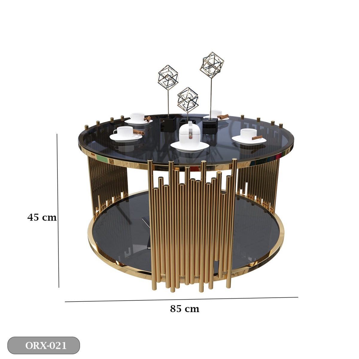 Stainless Steel Coffee Table - ORX-021 - Image 3