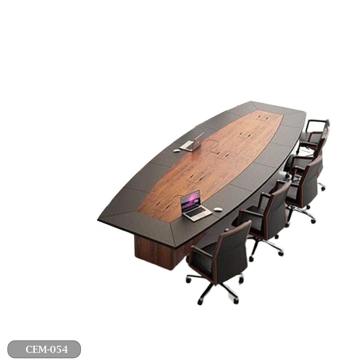 Meeting tab- 240x120 - Spanish MDF wood with metal chassis - CEM-054 - Image 2
