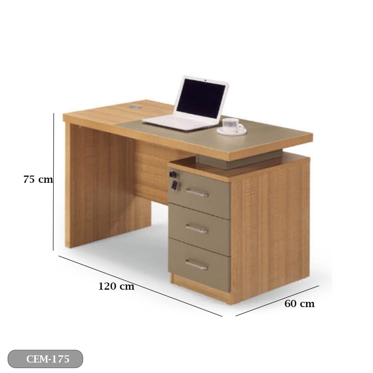 Spanish MDF Employee Desk - CEM-175 - Image 3